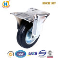4 inch Top-plate Rubber Total Brake Caster Wheel for furniture